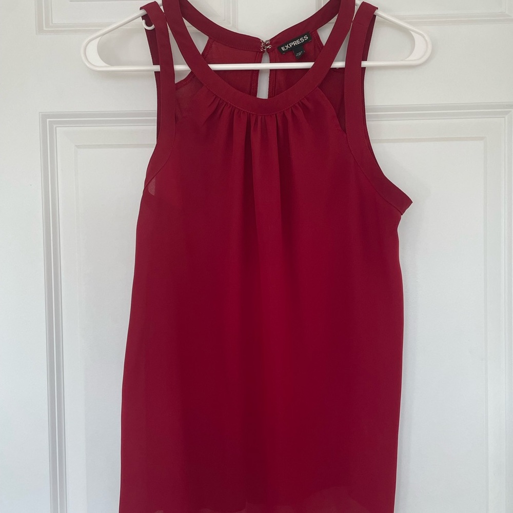 Express Neck Detail Tank Top